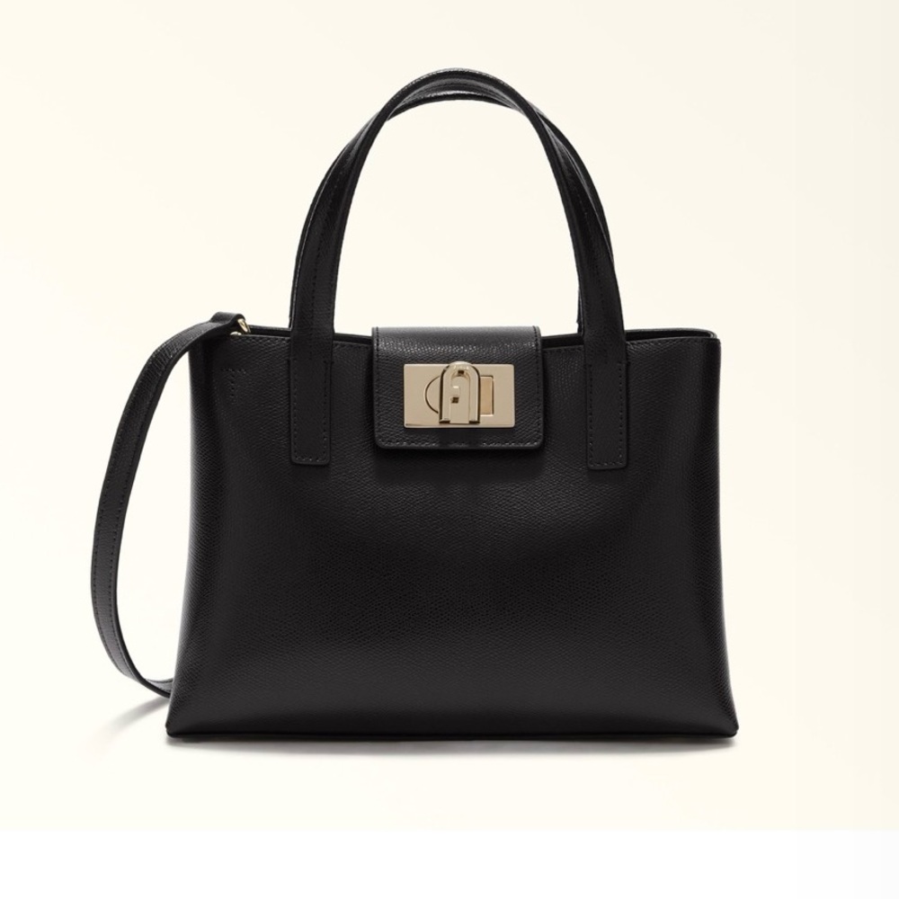 Black Furla 1927 Medium Tote